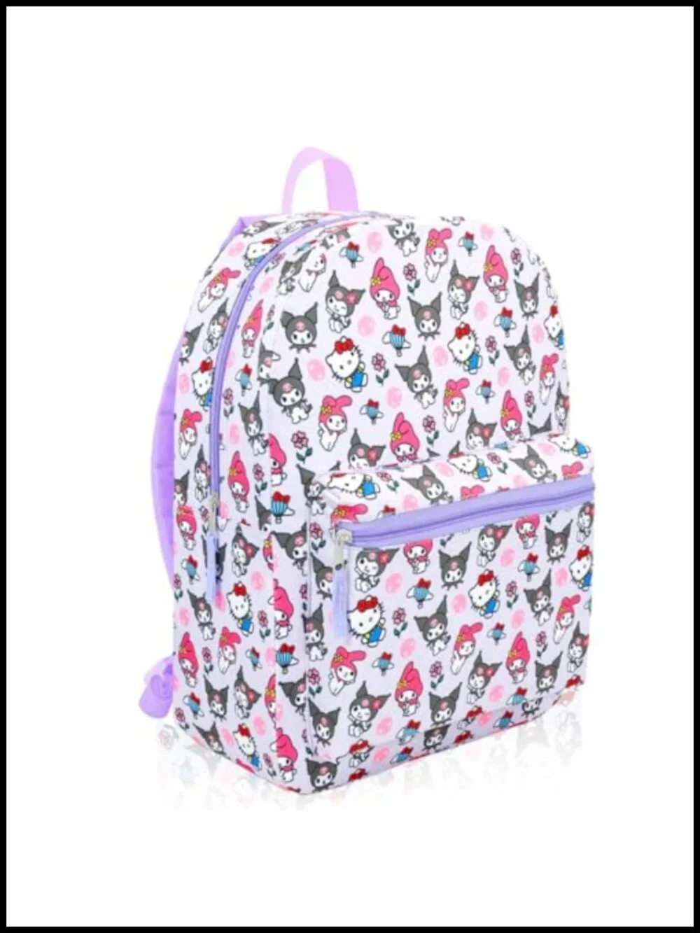 Sanrio Hello Kitty Backpack with Lunch Box Set for Kids School Insulated Kuromi